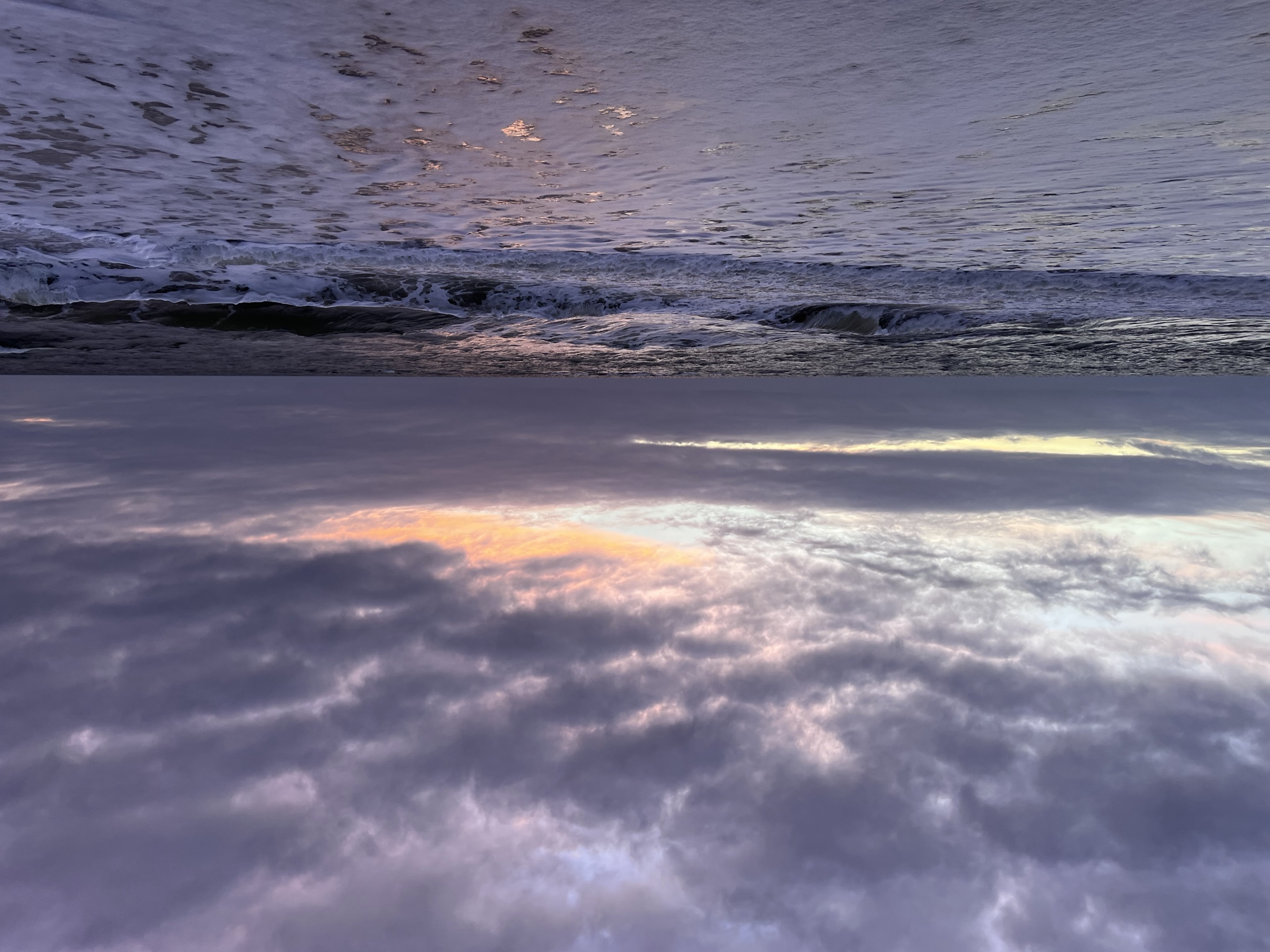 Purple dusk pressing down