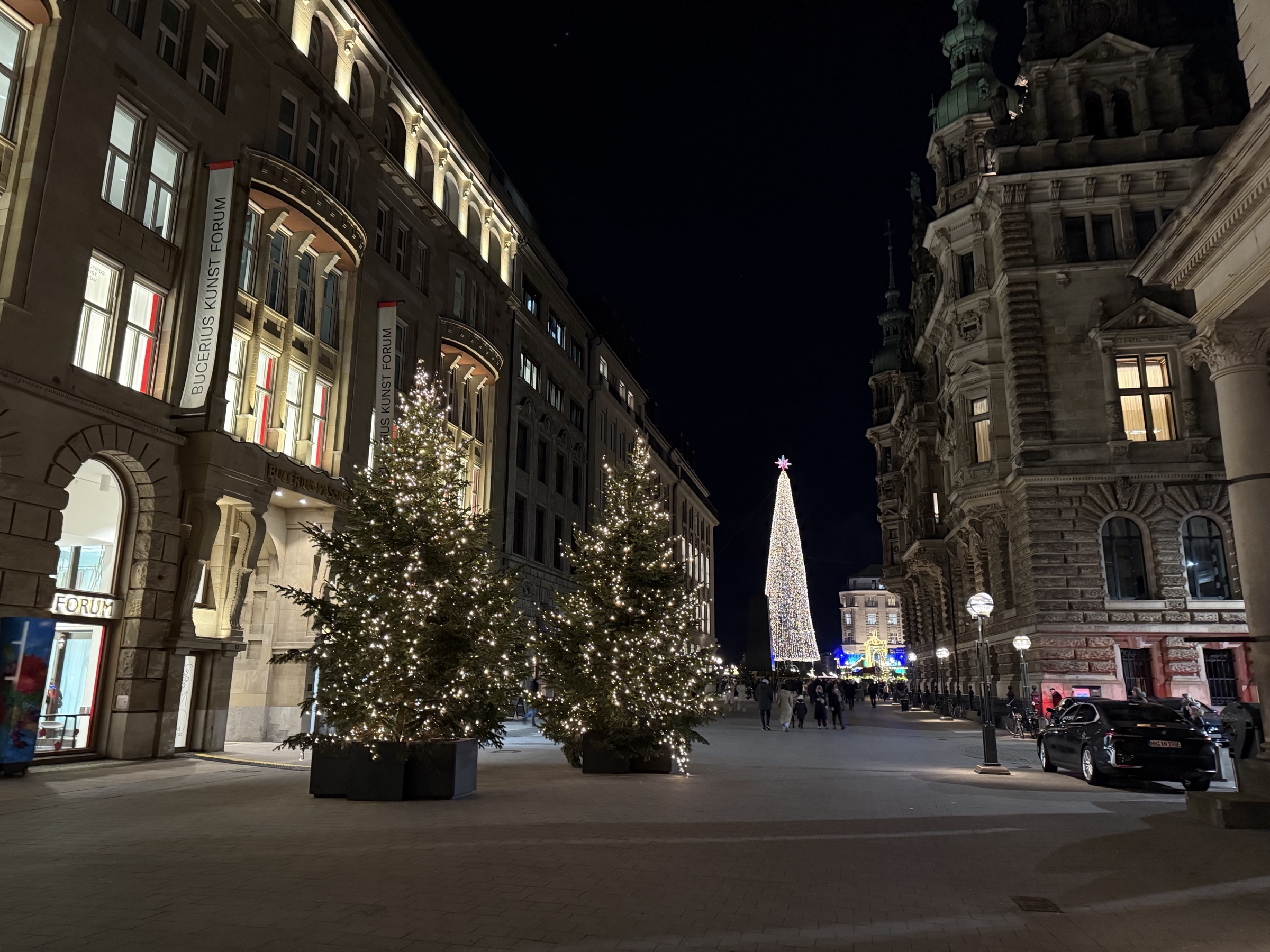 Hamburg Rathaus Christmas pyramid