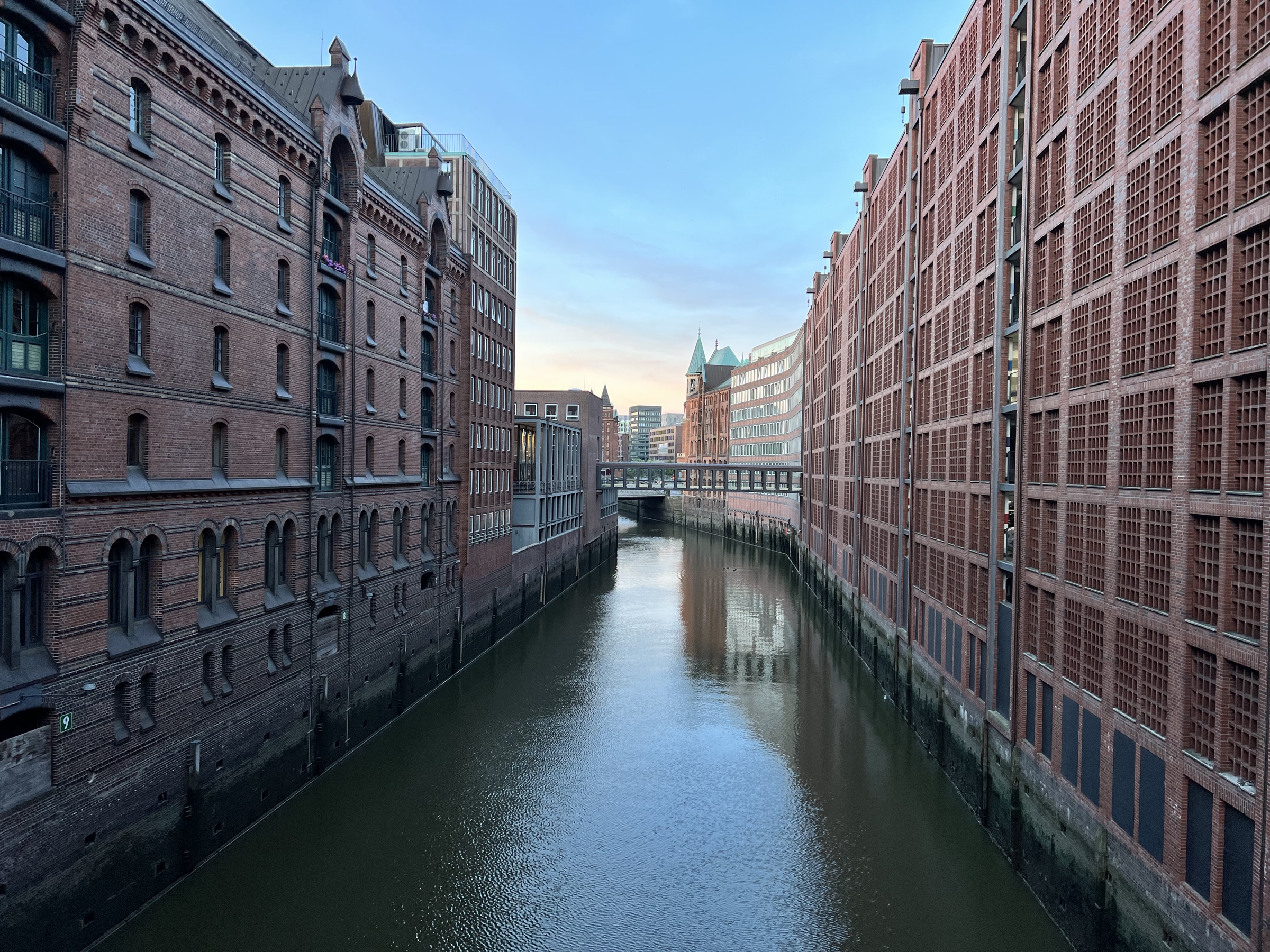 Speicherstadt fleet canal